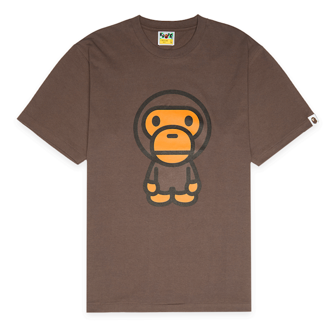 A Bathing Ape Big Baby Milo Tee brown 92427 1