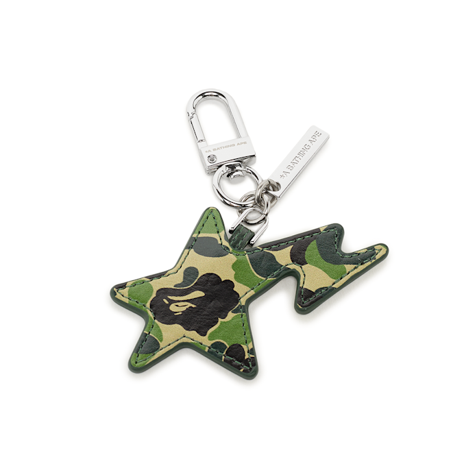 A Bathing Ape ABC Camo Sta Keychain M grün 92441 1