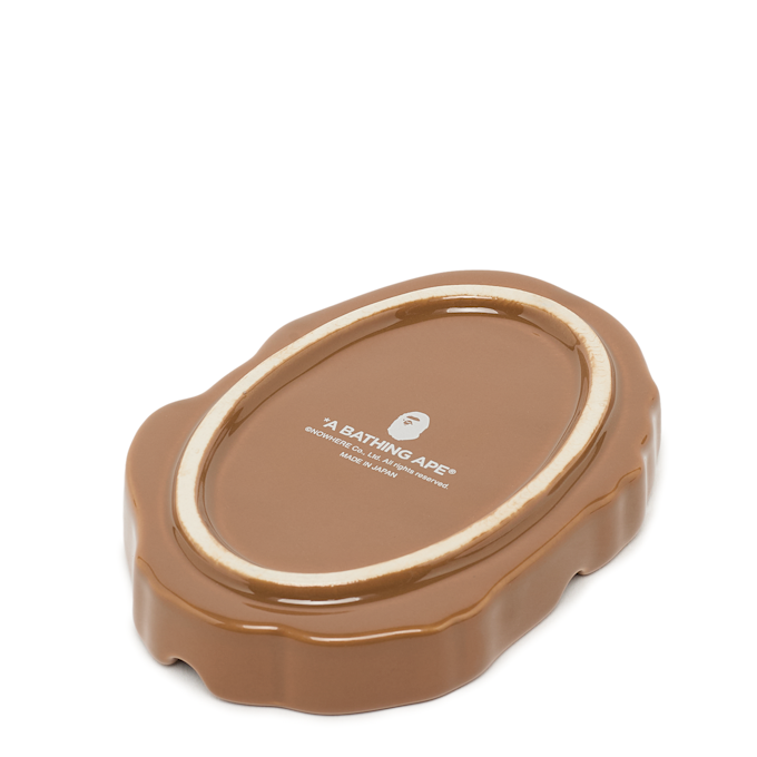 A Bathing Ape Wild Leopard Pattern Ape Head Ashtray M beige 92430 2