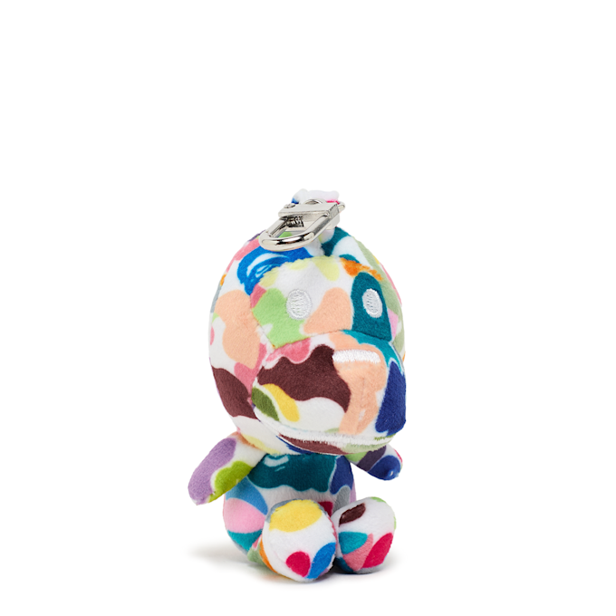A Bathing Ape Multi Camo Baby Milo Plush Doll Key Chain L multi-colour 92437 4