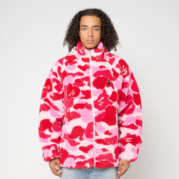 A Bathing Ape ABC Camo Metal One Point Boa Jacket M rosa 92456 2