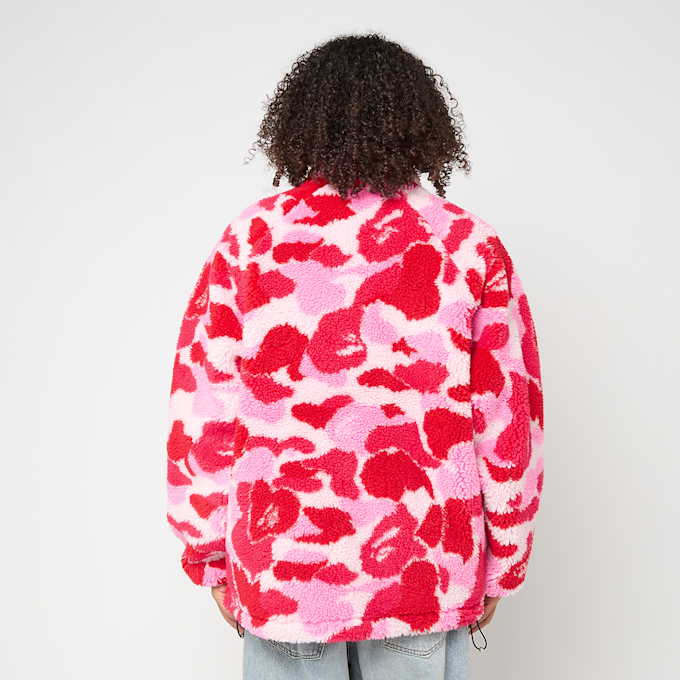 A Bathing Ape ABC Camo Metal One Point Boa Jacket M rosa 92456 4
