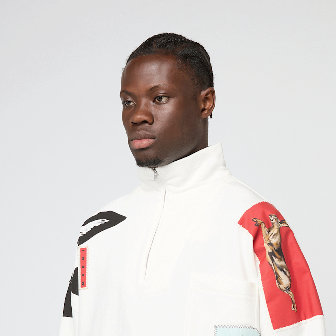 Marni SWEATSHIRT olive beige 92745 5