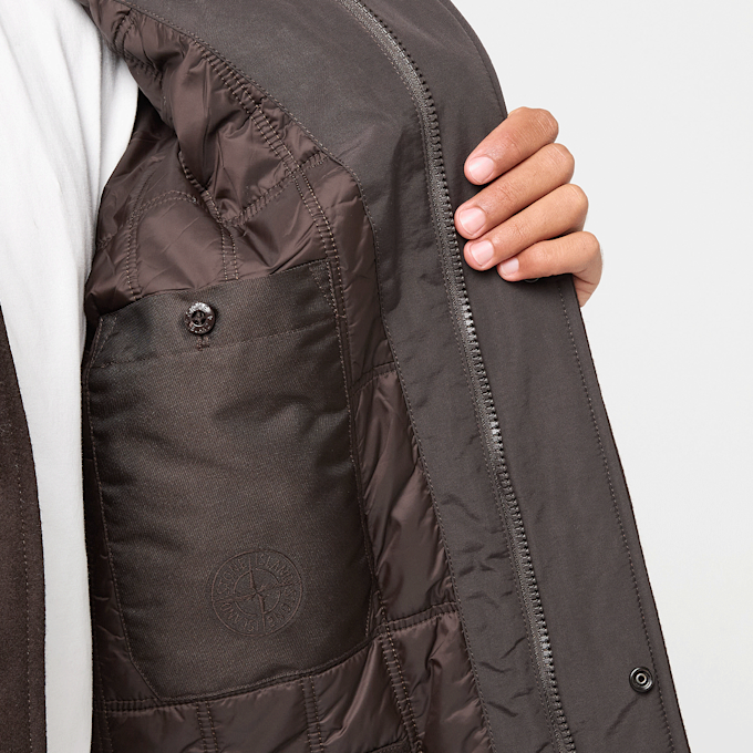 Stone Island Short Parka bruin 92822 8