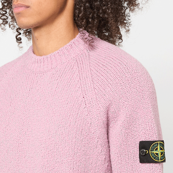 Stone Island Crewneck lichtroze 92831 5