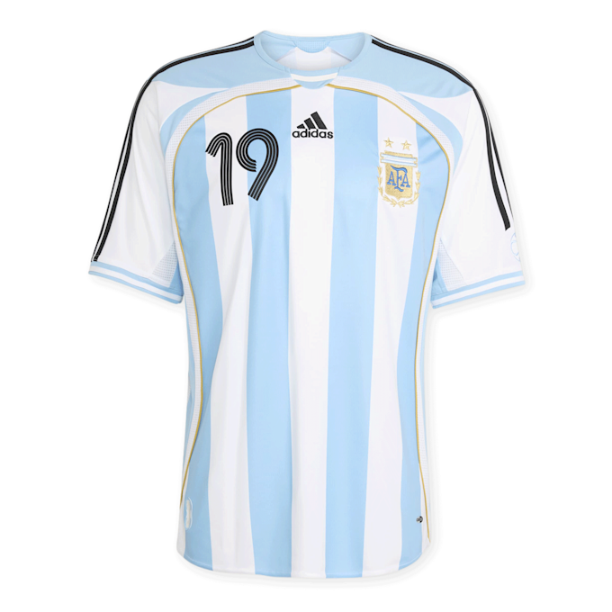 adidas Originals Argentina Home Jersey 2006 Messi white 93216 1