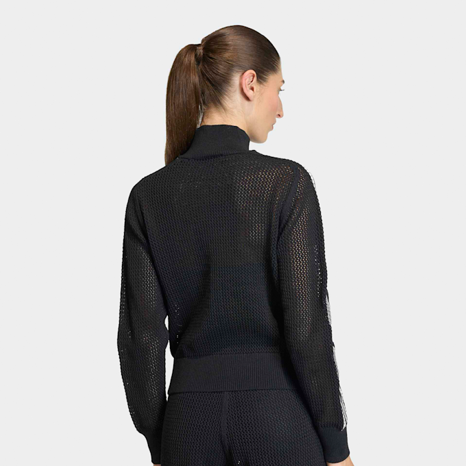 adidas Originals Crochet Zip Trainings Top black 93505 3