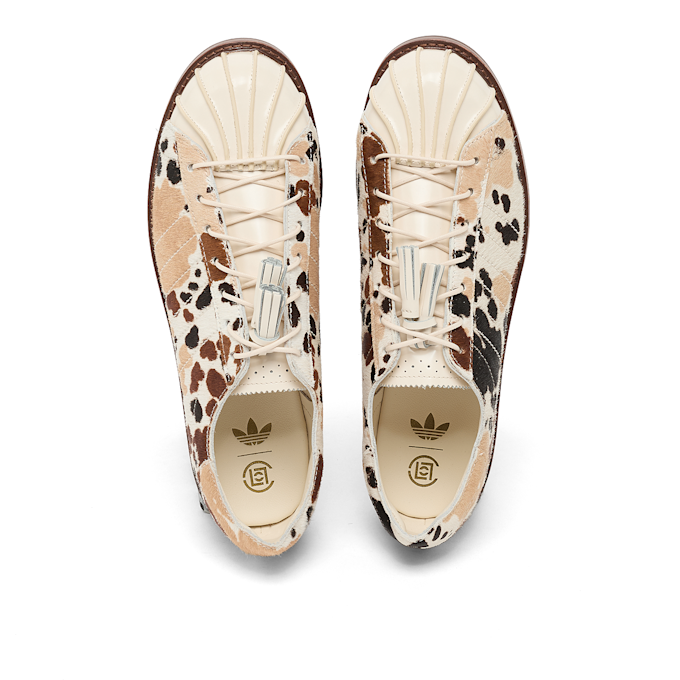 adidas Originals x Clot Superstar Dress Cow Print beige 94309 4