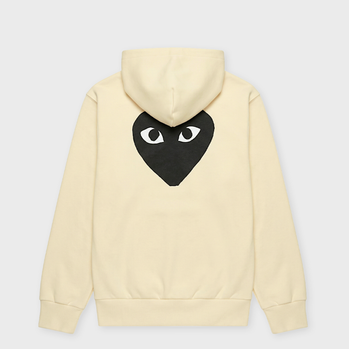 Comme des Garcons Play Play Big Heart Sweatshirt yellow 95345 1