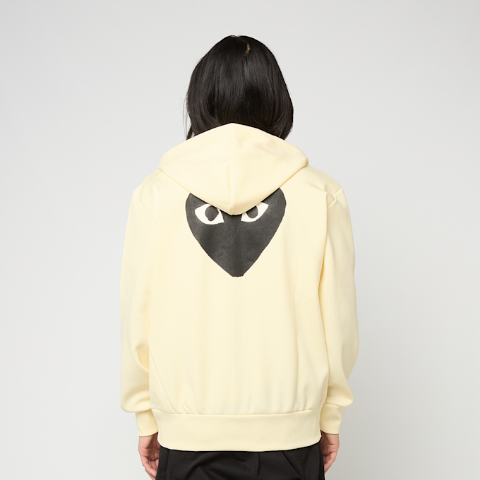 Comme des Garcons Play Play Big Heart Sweatshirt yellow 95345 3
