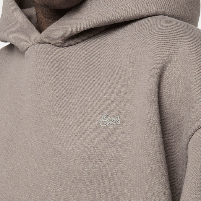 ERL Unisex Heathered Hoodie Knit bruin 95414 3