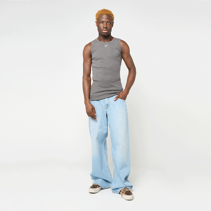 ERL Men Faded Black Tank Top Knit grey 95415 2