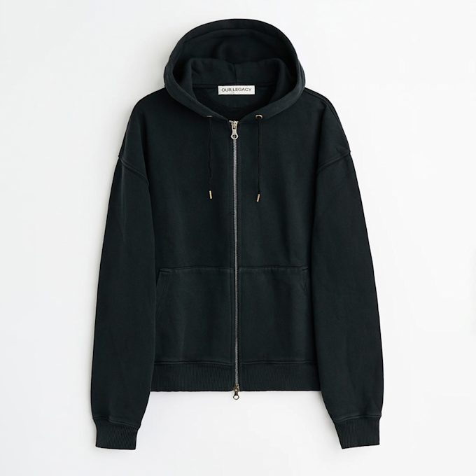 Our Legacy Rascal Zip Hoodie black 95629 1