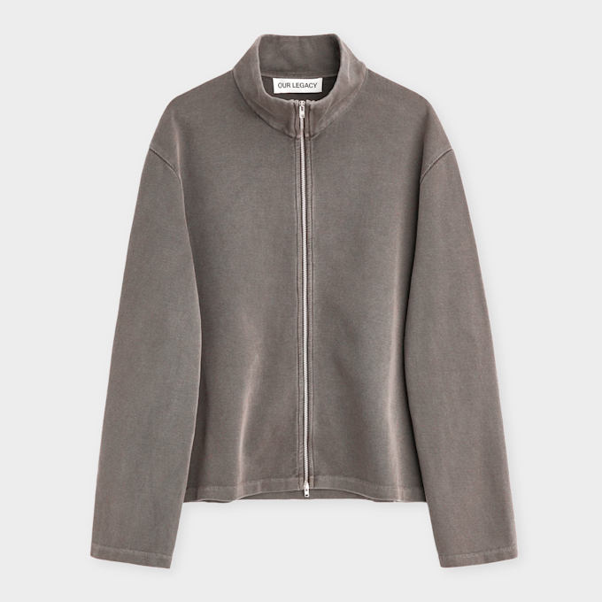 Our Legacy Shrunken Fullzip grijs 95638 1