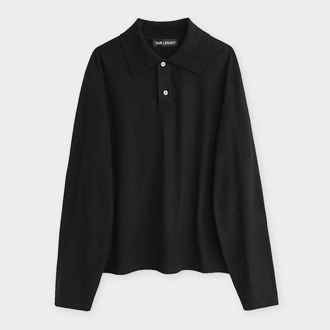 Our Legacy Rugby Longsleeve black 95644 1