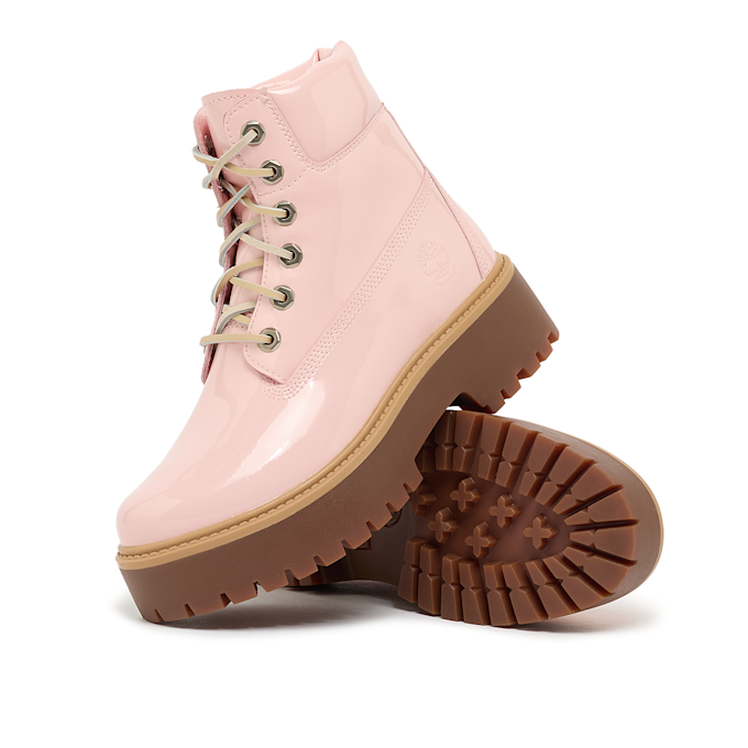 Timberland Wmns Stone Street 6 Inch Lace Up Waterproof Boot light pink 95841 7
