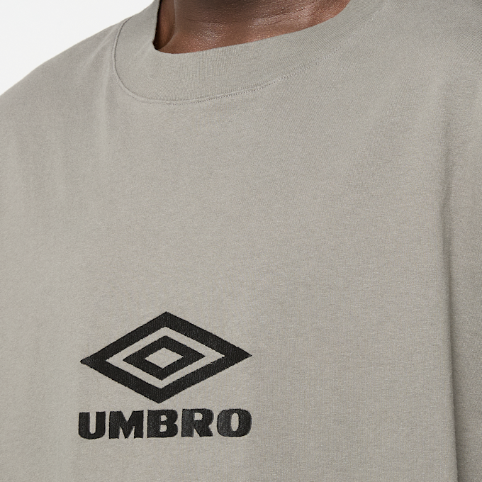 Umbro by Slam Jam Og Logo T Shirt grey 95882 3