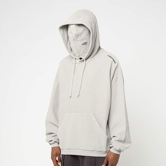 Umbro by Slam Jam Lasered Masked Hoodie grey 95886 3