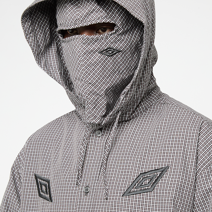 Umbro by Slam Jam Gingham Masked Shirt grijs 95889 4