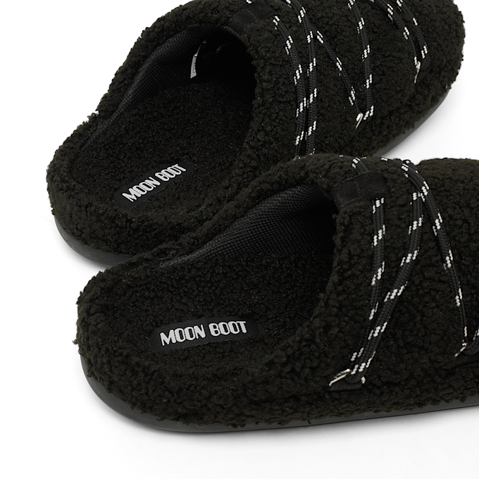 Moon Boot Wmns Teddy Slipper schwarz 95900 5