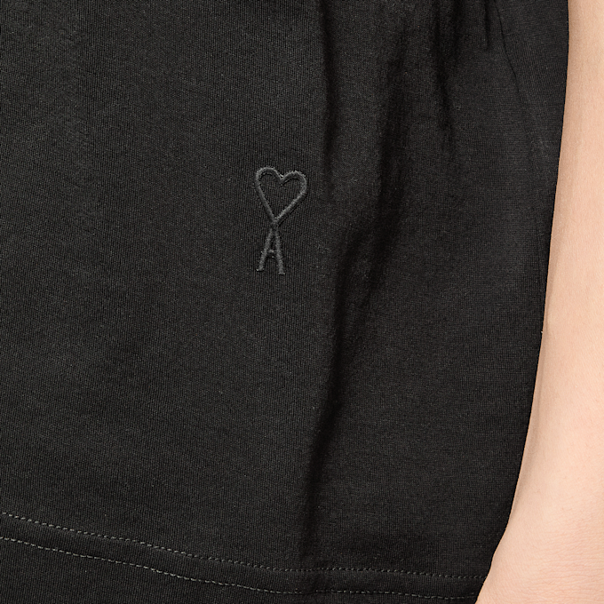 AMI PARIS Classic Fit SS T-Shirt ADC Patch schwarz 95936 3
