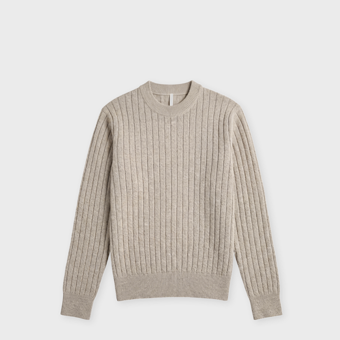 Sunflower Moon Linen Sweater beige 95986 1
