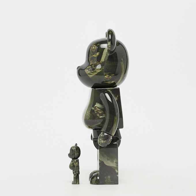 Medicom Bearbrick Van Gogh The Potato Eaters 400% & 100% multicolor 96170 2