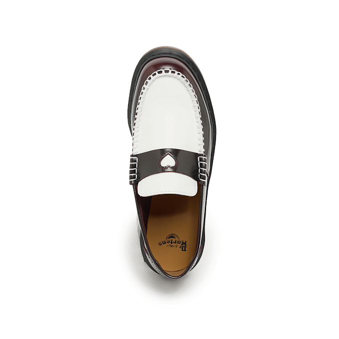 Dr. Martens Wmns Penton Heart Loafer rood 96168 4