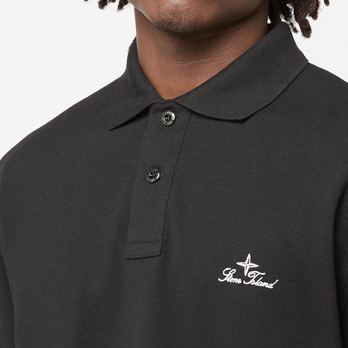 Stone Island Shortsleeve Polo zwart 96412 5