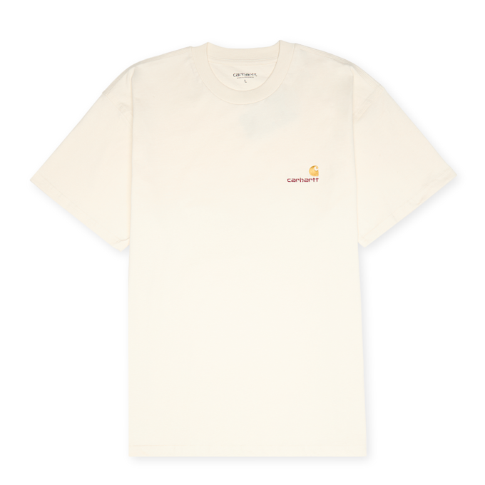 Carhartt WIP S/S American Script T-Shirt beige 96757 1