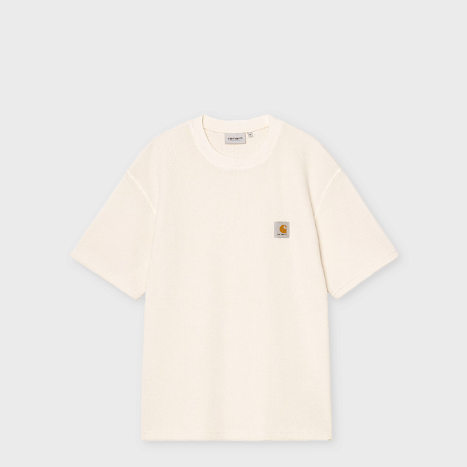 Carhartt WIP Short Sleeve Nelson Waffle T-Shirt beige 96763 1