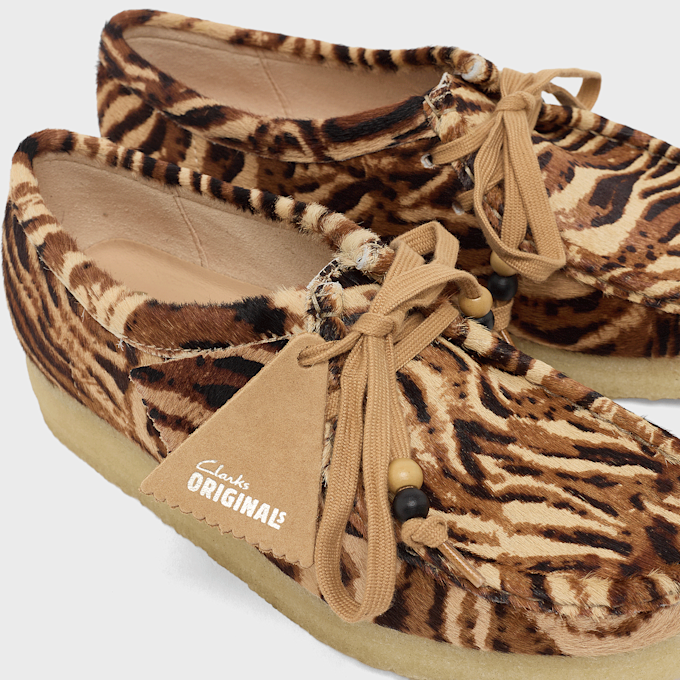 Clarks Originals Wmns Wallabee "Tiger Print" brown 97484 6