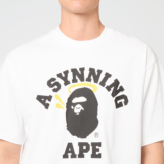A Bathing Ape x Spotify x Central Cee College Tee white 97604 3