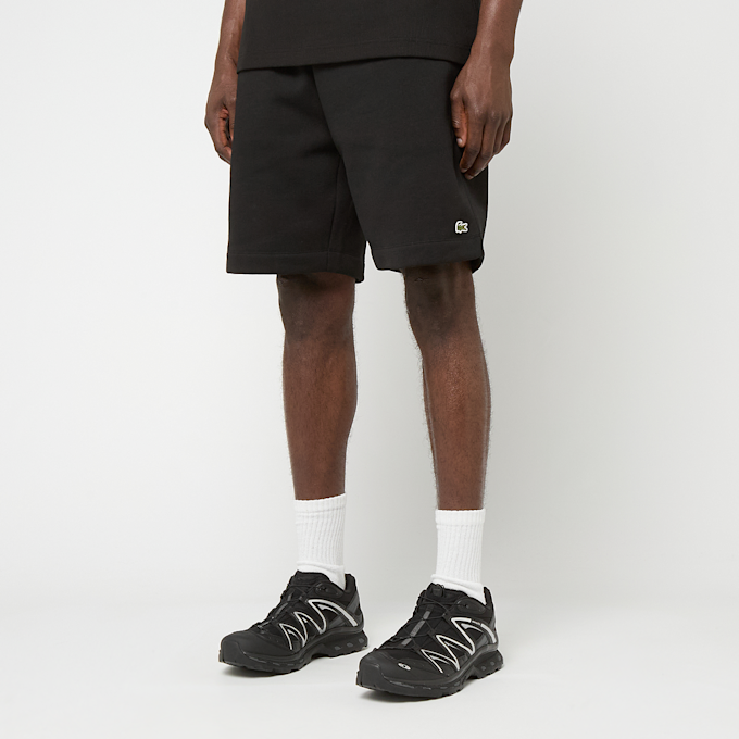 Lacoste Regular Fit-Shorts aus Fleece schwarz 97651 3