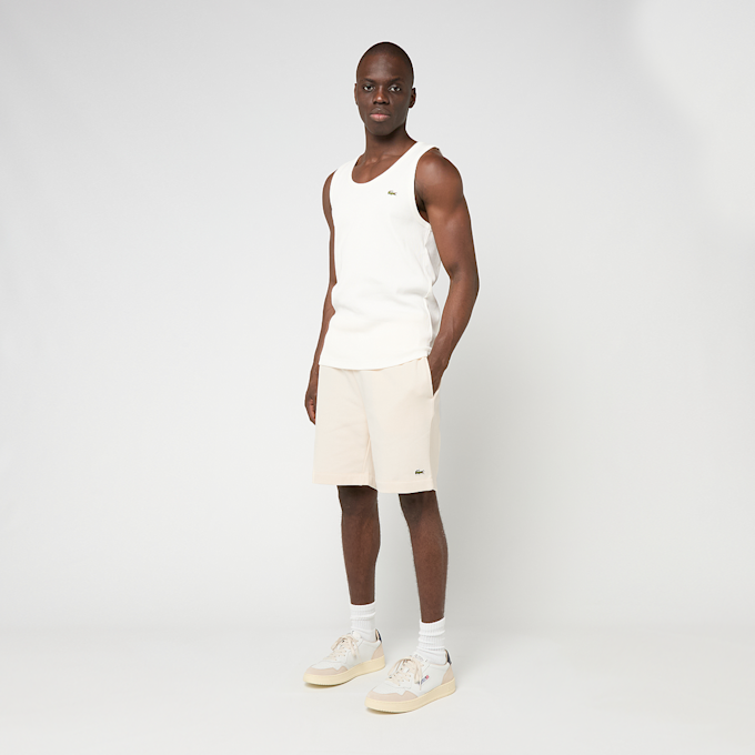 Lacoste Regular Fit-Shorts aus Fleece beige 97652 2
