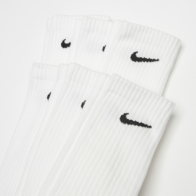 Nike Everyday Cushioned Training Crew Socks (6 Pack) white 98056 3