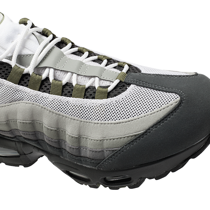 Nike Wmns Air Max 95 Big Bubble "Medium Olive" grey 98593 7