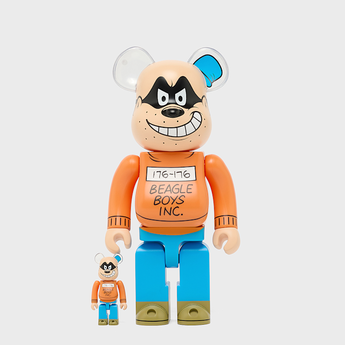 Medicom Bearbrick Beagle Boy 400% & 100% multicolor 98740 1