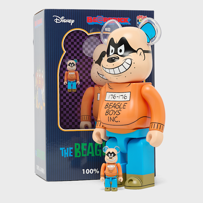 Medicom Bearbrick Beagle Boy 400% & 100% multi-colour 98740 4
