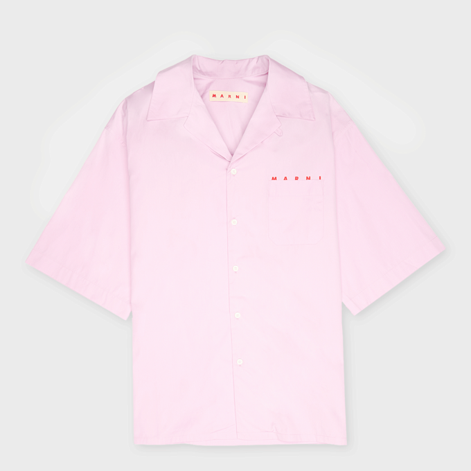 Marni Short Sleeve Shirt light pink 98952 1