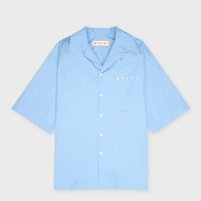 Marni Short Sleeve Shirt blue 98957 1
