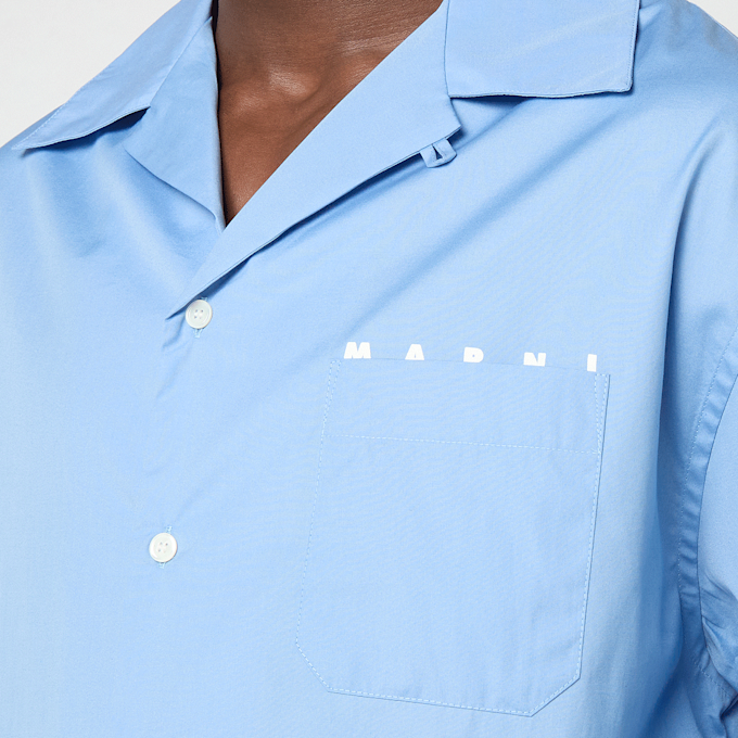 Marni Short Sleeve Shirt blauw 98957 3
