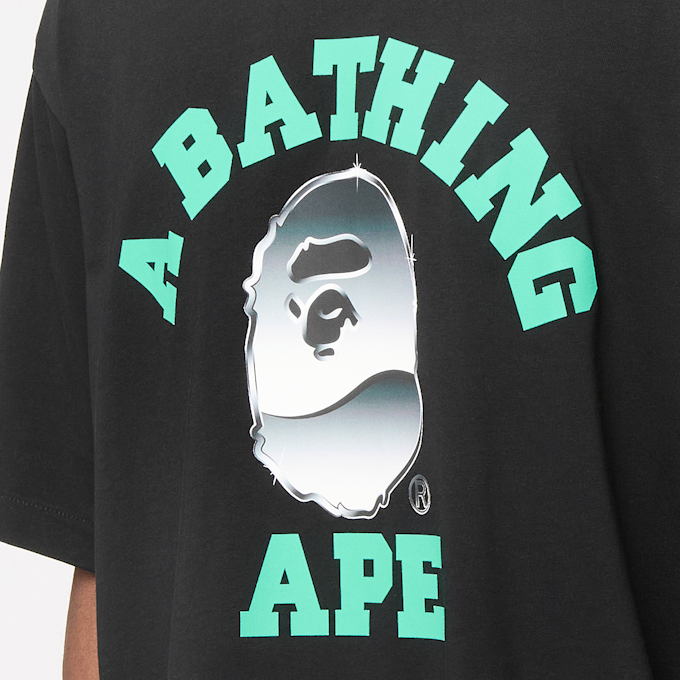 A Bathing Ape x Solebox College Relaxed Fit Tee black 99389 5