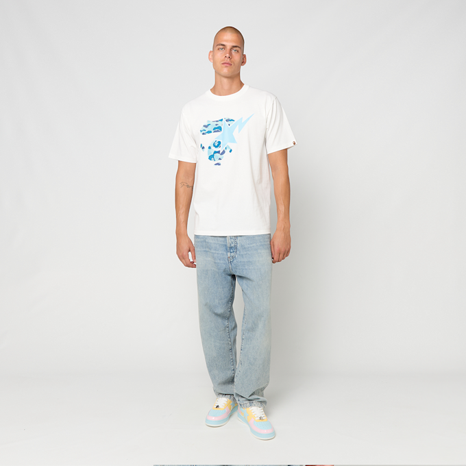 A Bathing Ape ABC Camo Ape Face Sta Tee M weiß 99435 2