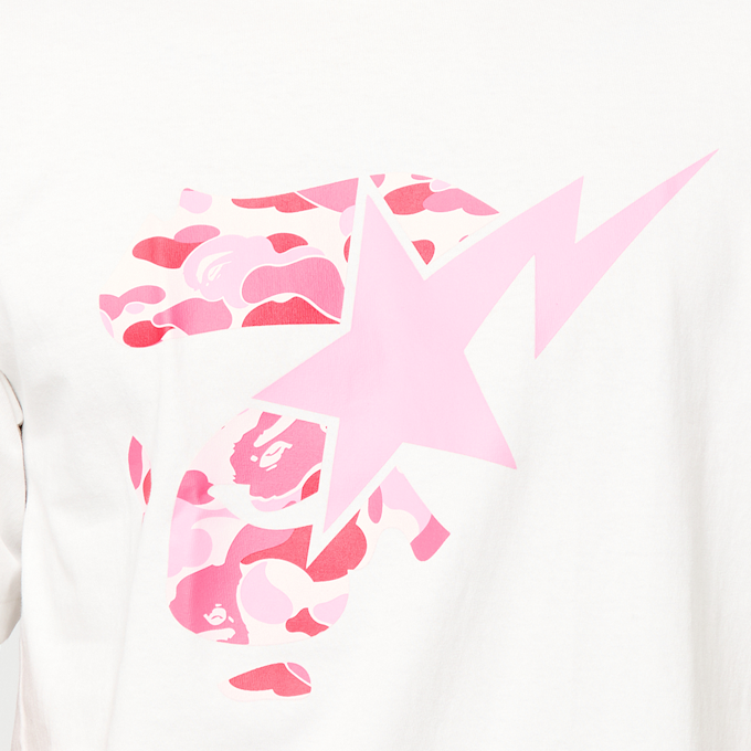A Bathing Ape ABC Camo Ape Face Sta Tee M white 99436 4