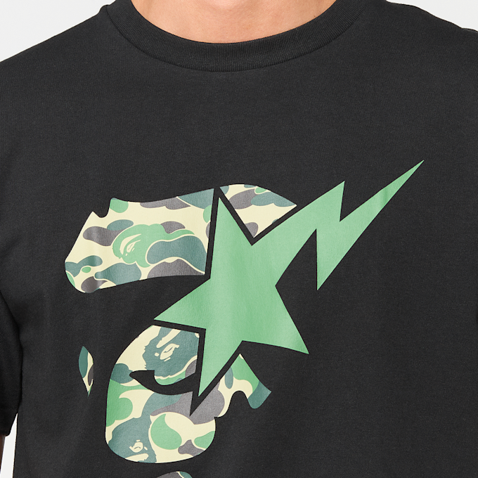 A Bathing Ape ABC Camo Ape Face Sta Tee M black 99434 4