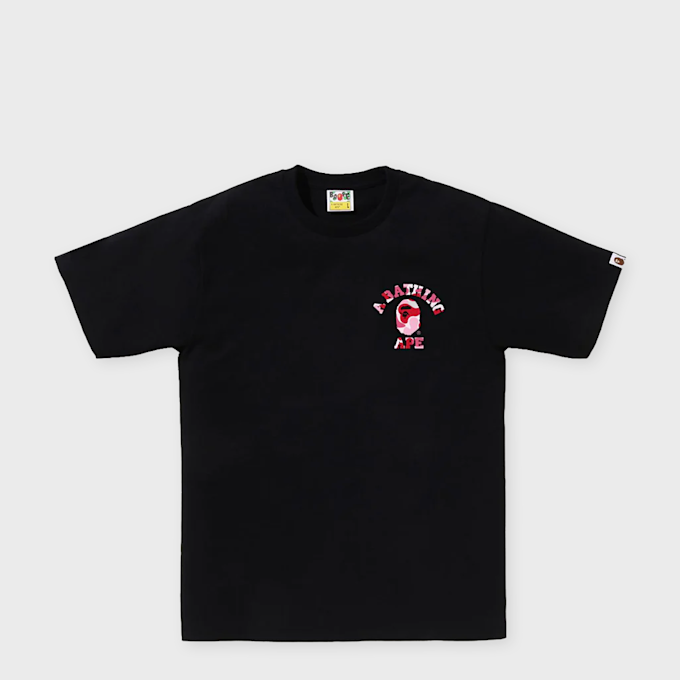 A Bathing Ape ABC Camo College ATS Tee schwarz 99493 1
