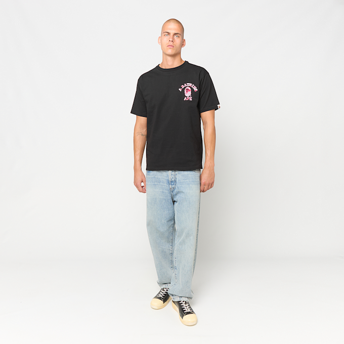 A Bathing Ape ABC Camo College ATS Tee black 99493 2