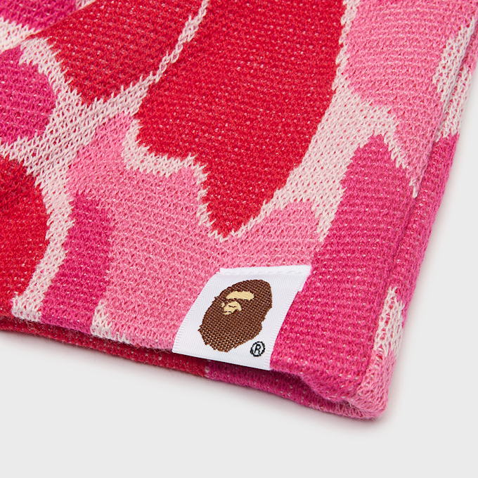 A Bathing Ape ABC Camo Knit Cap rosa 99525 3