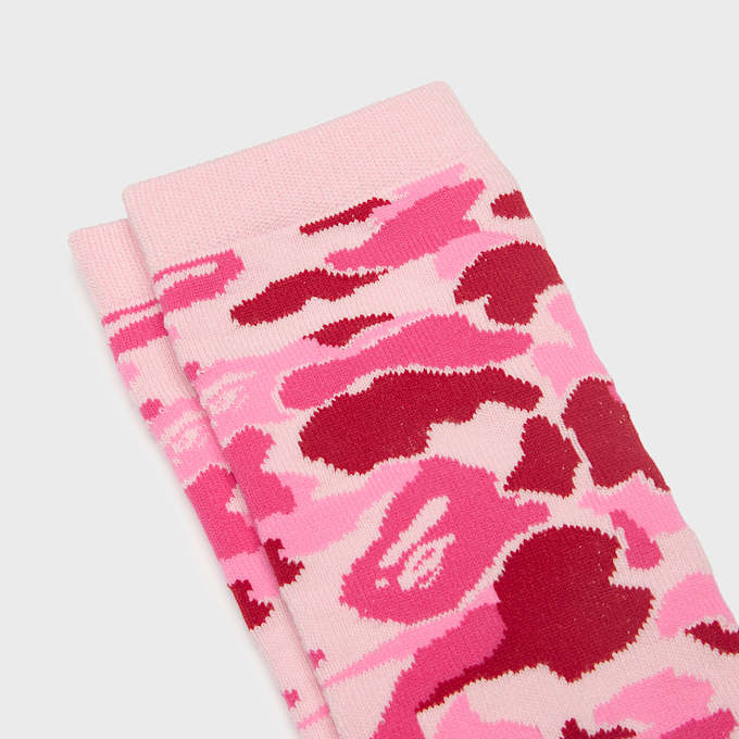 A Bathing Ape ABC Camo Jacquard Socks lichtroze 99529 3